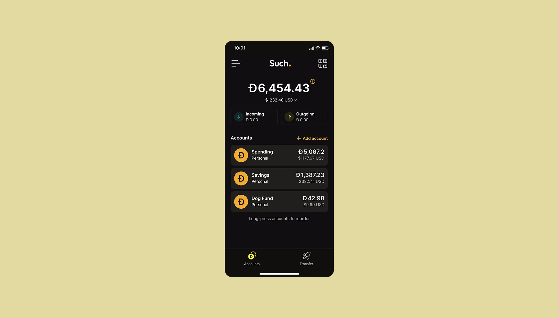 Such - a Dogecoin wallet for everyday payments